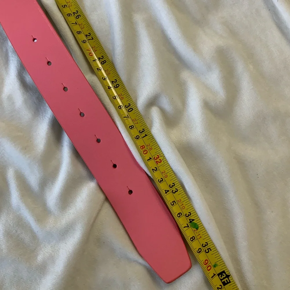 Gold and Pink Women's Belt - Picture 2 of 2